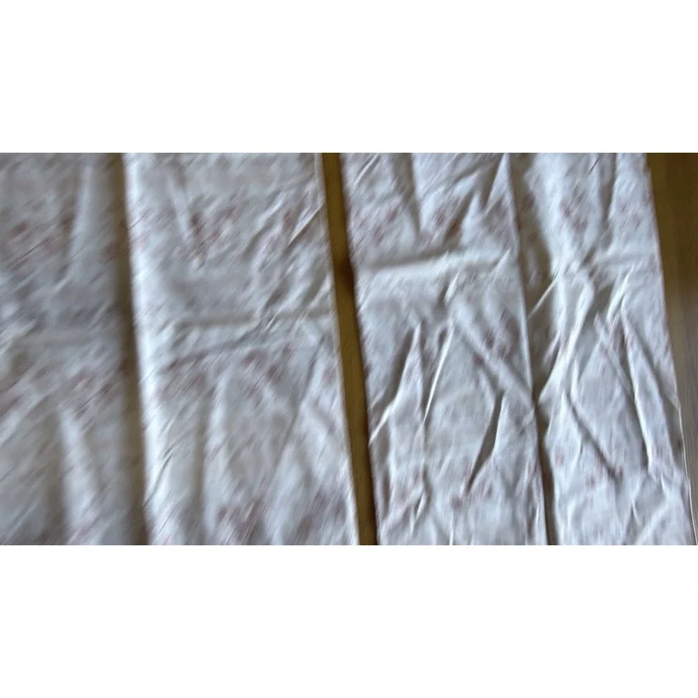 2‎ Ralph Lauren Floral Heartland Stripe Pink Standard Pillowcases Ruffle Country